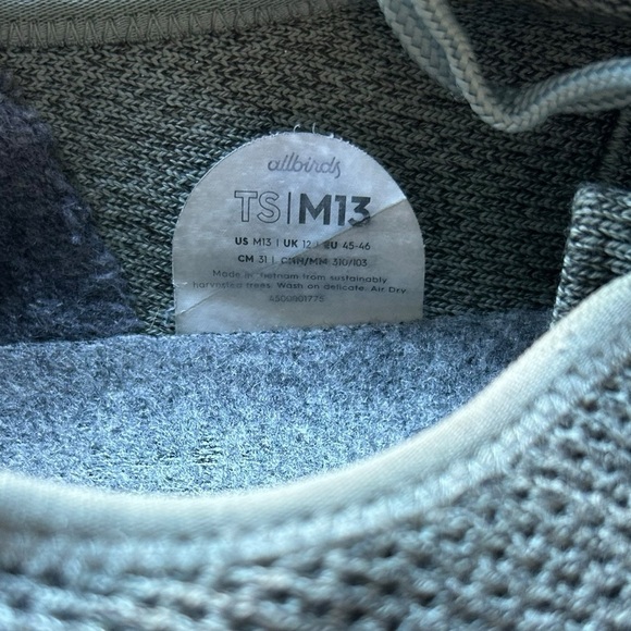 Allbirds- tree skipper boat shoes green sage Size 13 - Picture 4 of 8